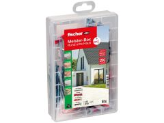 1 x fischer Meister-Box DuoLine Dübel + Schrauben (91 Teile)
