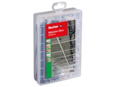 1 x fischer Meister-Box Elektro Kabelbinder, Schlaufen, Schellen (155 Teile)