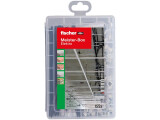1 x fischer Meister-Box Elektro Kabelbinder, Schlaufen, Schellen (155 Teile)