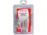 1 x fischer Praktische Helfer Feucht + Außen DuoPower Dübel + A2 Schrauben (120 Teile)