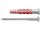50 x fischer DuoSeal 6 x 38 mit Halbrund TX Schraube Edelstahl A2