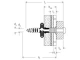25 x fischer DuoSeal 8 x 48 mit Halbrund TX Schraube Edelstahl A2
