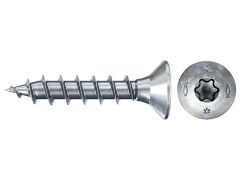 500 x fischer PowerFast II FPF II CTF 3,0x20 BC 500 Senkkopf mit Innenstern TX Vollgewinde galvanisch verzinkt, blau passiviert