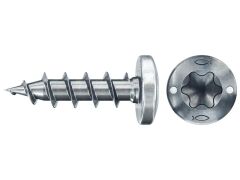 200 x fischer PowerFast II FPF II PTF 3,5x12 BC 200 Pan Head mit Innenstern TX Vollgewinde galvanisch verzinkt, blau passiviert