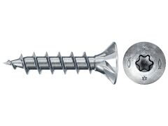 1000 x fischer PowerFast II FPF II CTF 3,5x16 BC 1000 Senkkopf mit Innenstern TX Vollgewinde galvanisch verzinkt, blau passiviert