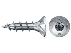 200 x fischer PowerFast II FPF II CTF 4,0x20 BC 200 Senkkopf mit Innenstern TX Vollgewinde galvanisch verzinkt, blau passiviert