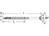 200 x fischer PowerFast II FPF II CTP 4,0x30 BC 200 Senkkopf mit Innenstern TX Teilgewinde galvanisch verzinkt, blau passiviert