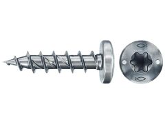 200 x fischer PowerFast II FPF II PTF 4,0x15 BC 200 Pan Head mit Innenstern TX Vollgewinde galvanisch verzinkt, blau passiviert