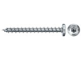 200 x fischer PowerFast II FPF II PTF 4,0x30 BC 200 Pan Head mit Innenstern TX Vollgewinde galvanisch verzinkt, blau passiviert
