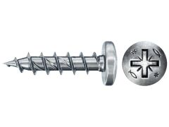 200 x fischer PowerFast II FPF II PZF 4,0x16 BC 200 Pan Head mit Kreuzschlitz PZ Vollgewinde galvanisch verzinkt, blau passiviert