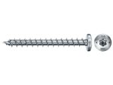 300 x fischer PowerFast II FPF II PTF 4,5x50 BC 300 Pan Head mit Innenstern TX Vollgewinde galvanisch verzinkt, blau passiviert