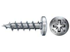 200 x fischer PowerFast II FPF II PZF 4,5x30 BC 200 Pan Head mit Kreuzschlitz PZ Vollgewinde galvanisch verzinkt, blau passiviert
