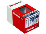 100 x fischer PowerFast II FPF II CTP 5,0x120 BC 100 Senkkopf mit Innenstern TX Teilgewinde galvanisch verzinkt, blau passiviert
