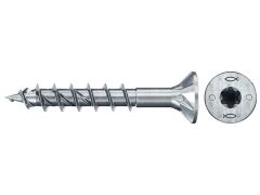 500 x fischer PowerFast II FPF II CTP 5,0x45 BC 500 Senkkopf mit Innenstern TX Teilgewinde galvanisch verzinkt, blau passiviert