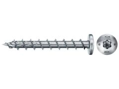 100 x fischer PowerFast II FPF II PTF 6,0x40 BC 100 Pan Head mit Innenstern TX Vollgewinde galvanisch verzinkt, blau passiviert