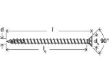 200 x fischer PowerFast II FPF II CTF 5,0X60 BC 200 Senkkopf mit Innenstern TX Vollgewinde galvanisch verzinkt, blau passiviert