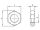 200 x Sechskantmuttern, niedrige Form mit Feingewinde DIN 936 A4-035 M 8X1