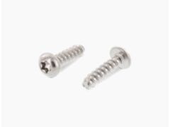 500 x Rundkopfschrauben mit Flansch für Thermoplaste Edelstahl A2 2,0x16 TX6