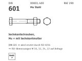 Schn&auml;ppchenartikel - 25x Sechskantschrauben DIN 601 Mu St. M16x260