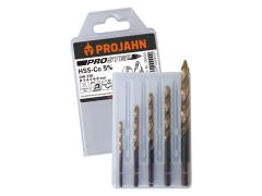 Set DIN338 HSS-Co5% PROSTEP 5-tlg. Ø 3 - 4 - 5 - 6 - 8 mm