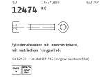 100 x DIN 912 8.8 Fein Zylinderschrauben mit...
