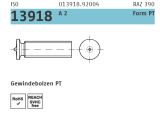 100 x ISO 13918 A 2 Form PT Gewindebolzen - Abmessung: PT...