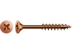 200 Stück SPAX Senkkopf Kreuzschlitz Z Teilgewinde, Brüniert - 5x90