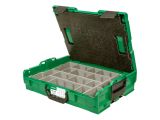 SPAX Montagekoffer L-BOXX Kunststoff gro&szlig;, leer mit Eins&auml;tzen
