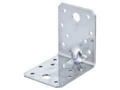 Schwerlast Winkelverbinder mit Sicke - Edelstahl  - 70 x 70 x 55mm