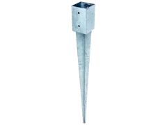 Einschlagbodenhülse für 90mm Balken – 900mm lang - Feuerverzinkt