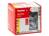 100 x fischer Spreizdübel SX Plus 6 x 50