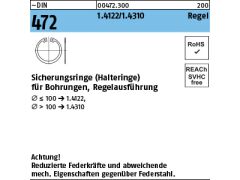 10 x Sicherungsringe DIN 472 90 x 3 Edelstahl 1.4122/1.4310