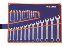 Gabelringschlüssel Set 25tlg in Rolltasche 6 - 7 - 8 - 9 - 10 - 11 - 12 - 13 - 14 - 15 - 16 - 17 - 18 - 19 - 20 - 21 - 22 - 23 - 24 - 25 - 26 - 27 - 28 - 30 - 32