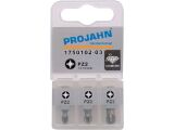 3er-Pack 1/4" Bit Diamantbeschichtet L50 mm Schlitz...