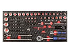 ProForm Einlage leer f. Werkz.koffer 1/4"+1/2" Satz