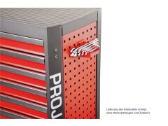 Zubehör Werkstattwagen mit Vierkantlochung Schraubenschlüsselhalter Rot