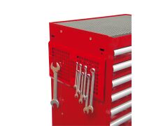 magnetische Lochwand 450mm incl.10 Haken, max.6kg