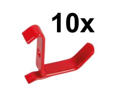Einzelhaken zur magnetischen Lochwand 10er Pack
