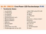 LED Hochleistungs-Taschenlampe PJ45 - 1AA / 45Lumen / 45m