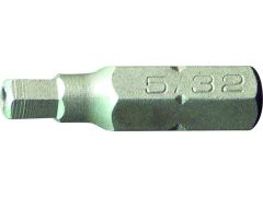 1/4" Bit L25 mm Innen-6kant mit Bohrung 2,5 mm