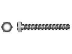 SB DIN 933 Sechskantschrauben Vollgewinde Edelstahl A2 / M6x30 SW10 8St.