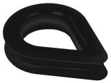 Nylon Kausche schwarz 14mm