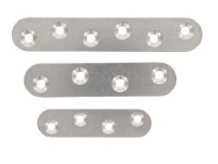 Flachverbinder, gerade, blank A4 60x15mm