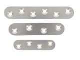 Flachverbinder, gerade, blank A4 100x18mm