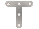 Flachverbinder, T-Form, blank A4 60x15mm