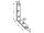 Winkel, runde Enden, blank A4 80x18mm