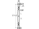 Wantenspanner Toggle-Toggle A4 M6