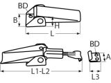 Spannverschluss A2 70mm