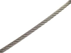 Edelstahldrahtseil 6x19+SFC A4, 1570N/mm², 10mm (250m), PP-Einlage