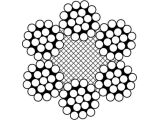 Edelstahldrahtseil 6x19+SFC A4, 1570N/mm², 10mm...